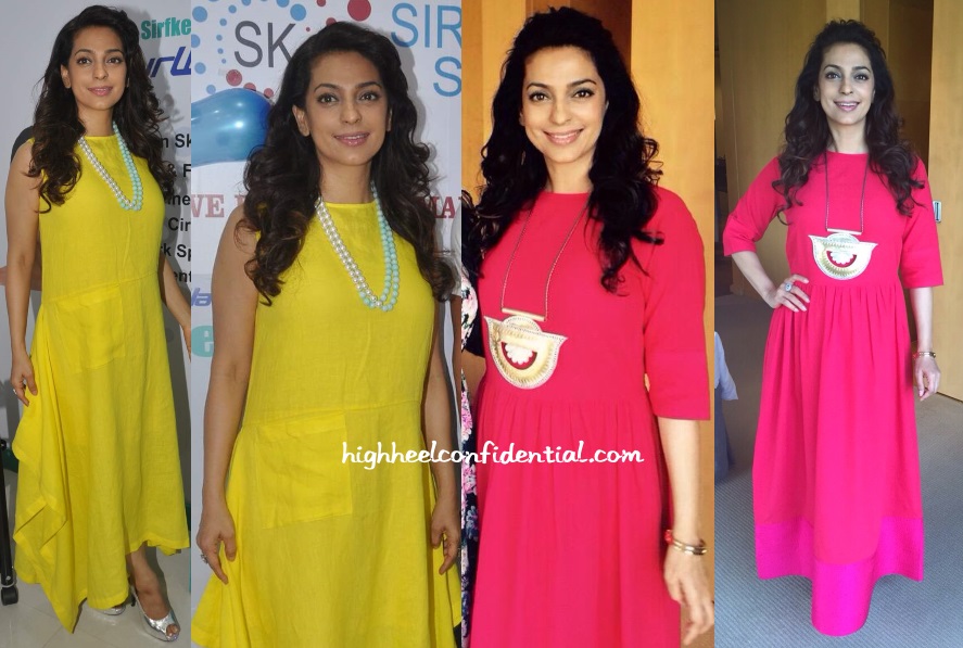 juhi-chawla-payal-khandwala-purwaves-clinics-inauguration