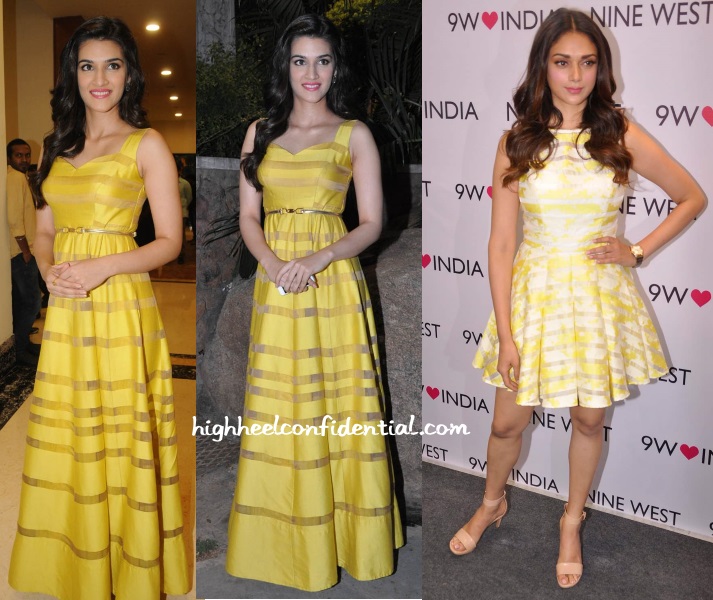 kriti-sanon-aditi-hydari-striped-dress