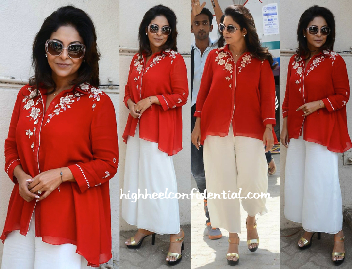 Shefali Shah In am-pm By Ankur and Priyanka Modi At ‘Dil Dhadakne Do’ Promotions