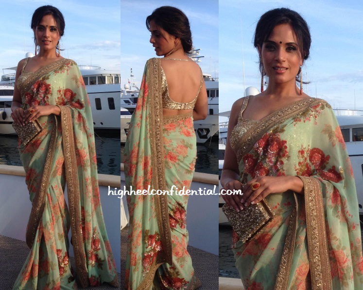 richa-chadha-sabyasachi-masaan-screening-cannes-2015