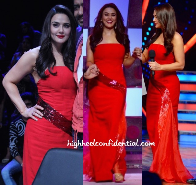 Preity Zinta Wears Georges Chakra To Nach Baliye Sets-1