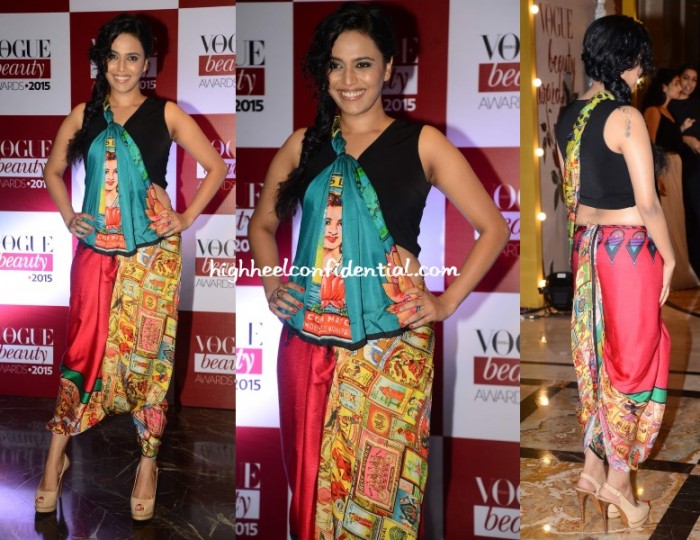 swara-bhaskar-radio-rani-vogue-beauty-awards-2015