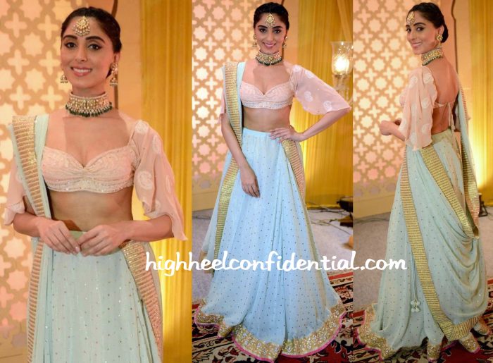 Pernia Qureshi At Manish Malhotra's Show At ICW 2015 And At The Premiere Of Jaanisaar-2