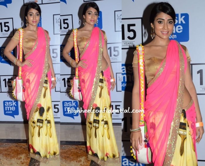 shriya-saran-masaba-lakme-fashion-week-2015