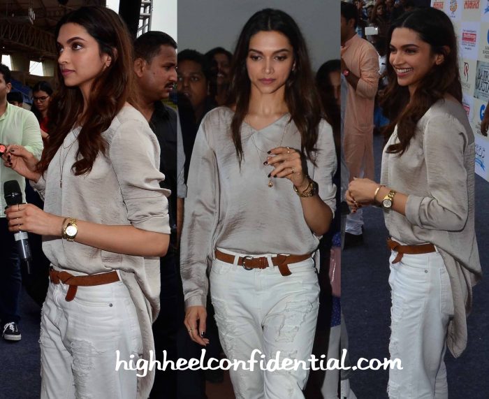 Deepika Padukone At Bajirao Mastani Song Launch-2