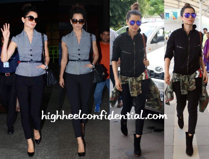 Kangana Ranaut Pgotographed At The Airport In Vero Moda, Dior And Stella McCartney-2