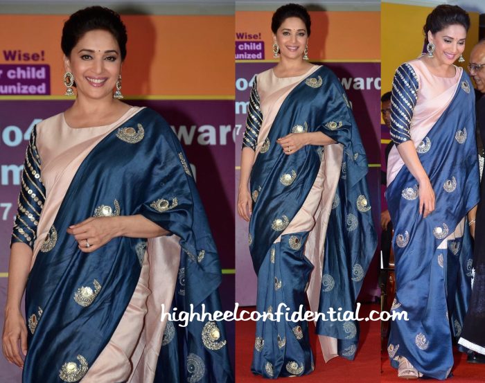 Madhuri Dixit In Payal Singhal At Unicef India Radio4child Awards-2