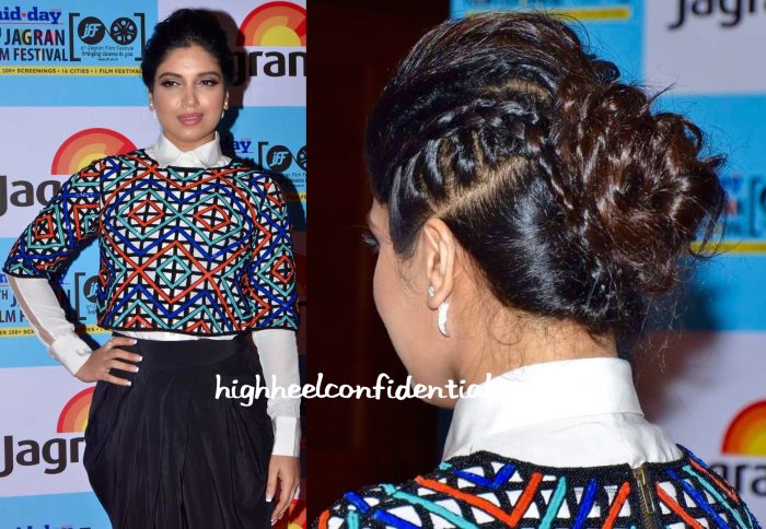 Bhumi Pednekar In Urvashi Joneja At Jagran Film Festival 2015-2