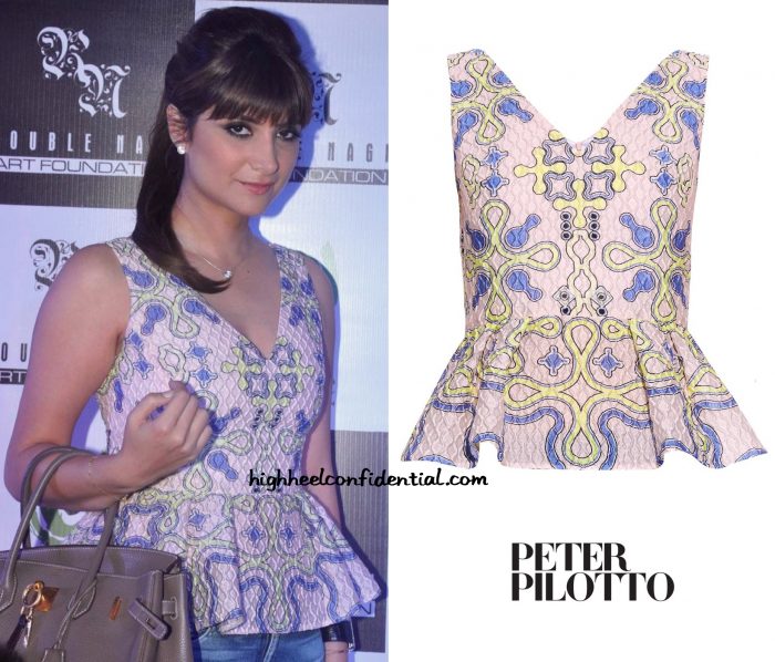 Michelle Poonawala Wears Peter Pilotto To Rouble Nagi Art Foundation Event-2