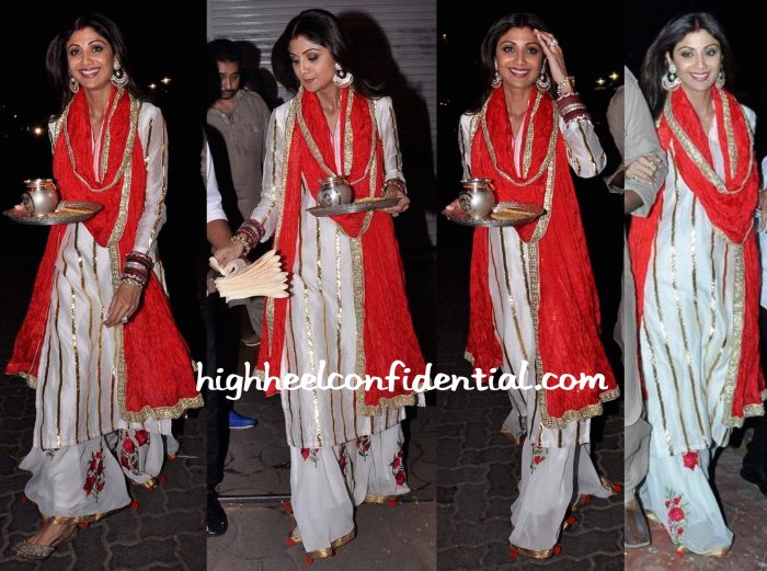 Shilpa Shetty At Karva Chauth Celebrations