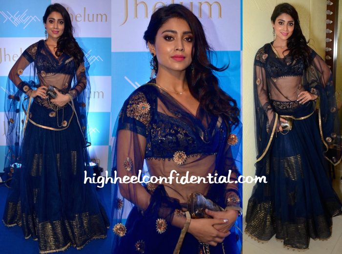 Shriya Saran In JJ Valaya At Jhelum Store Launch-2