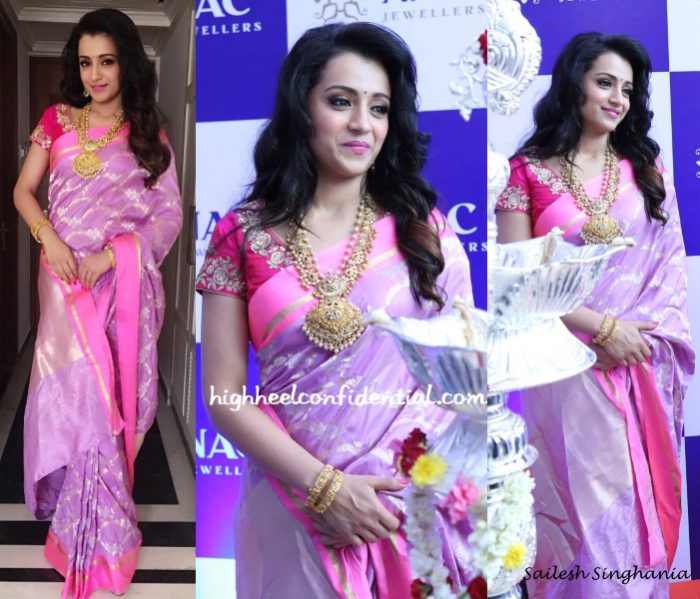 trisha-krishnan-sailesh-singhania-nac-jewellers-store-launch