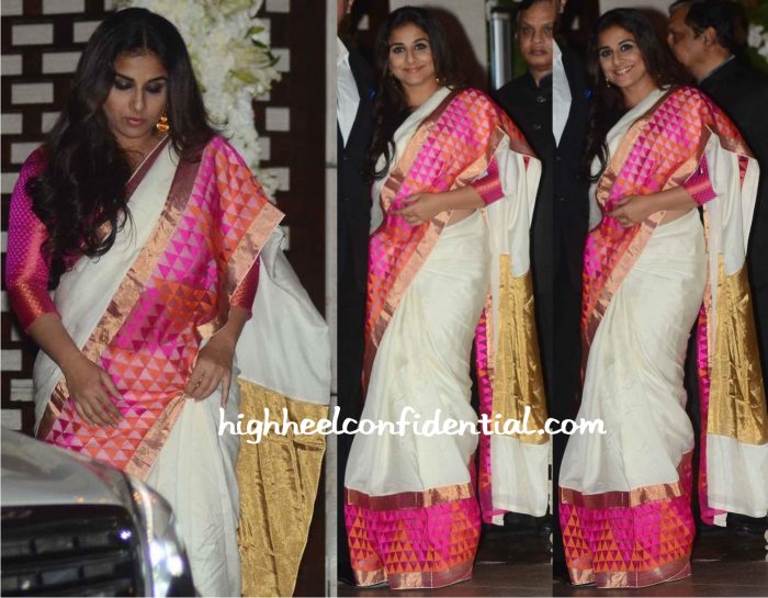 Vidya Balan Wears Raw Mango To Ambani Bash-2