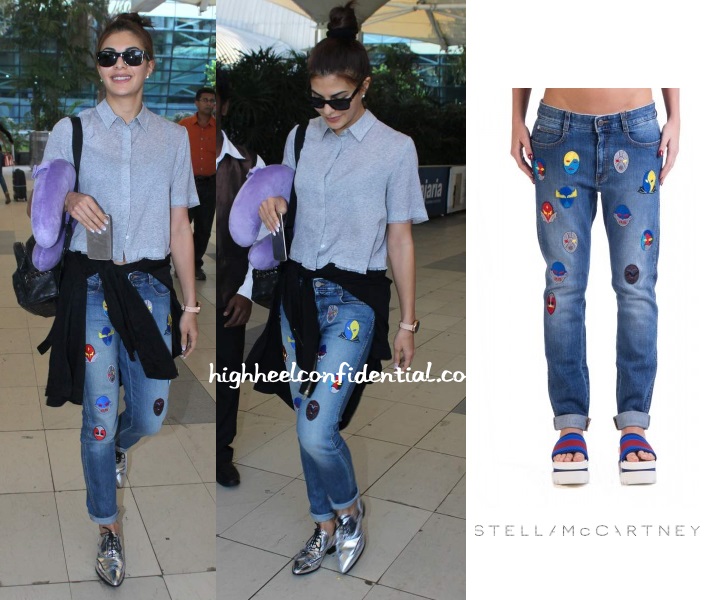 jacqueline-fernandez-airport-stella-mccartney-comic-superhero