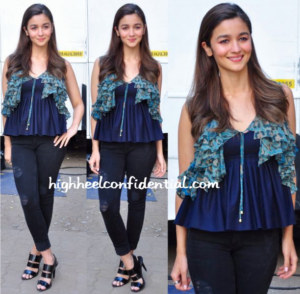 Alia Bhatt At Kapoor And Sons Promotions