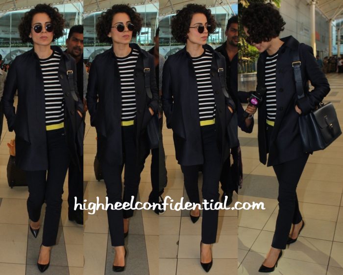 Kangana Ranaut Photographed At Mumbai Airport-1