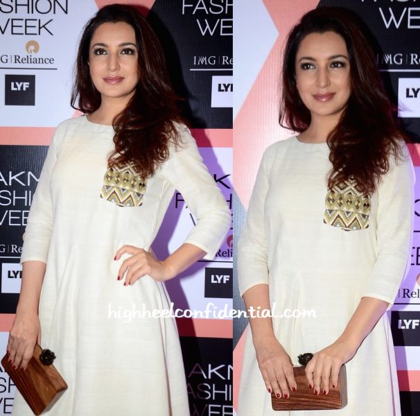 tisca chopra in purvi doshi at lakme fashion week-2