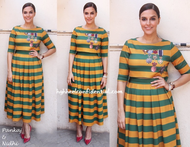 neha-dhupia-pankaj-nidhi-santa-banta-promotions