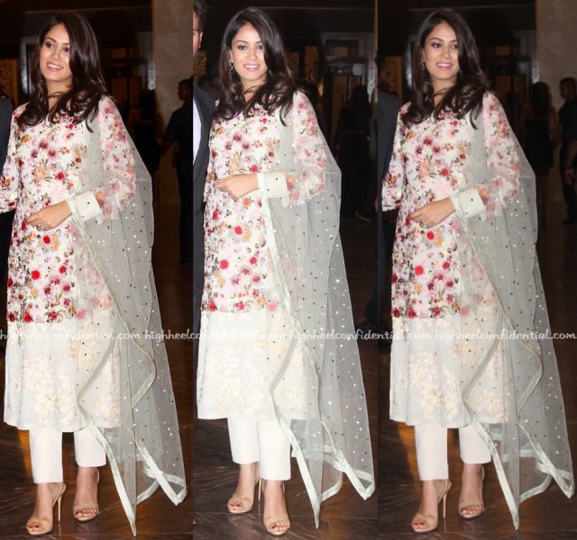 Mira Rajput Kapoor In Varun Bahl Couture At Preity Zinta-Gene Goodenough Wedding Reception