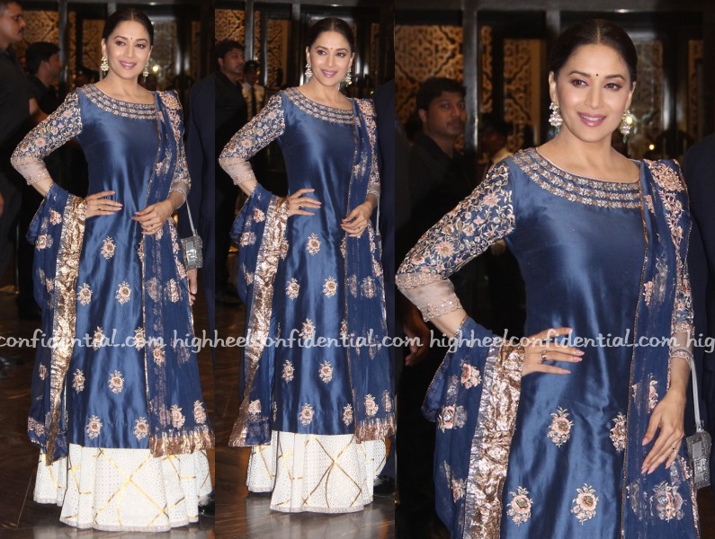 madhuri-dixit-anju-modi-preity-zinta-wedding-reception