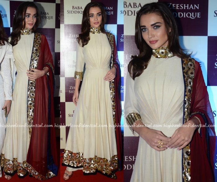 Amy Jackson In Manish Malhotra At Baba Siddique's Iftar Party-2