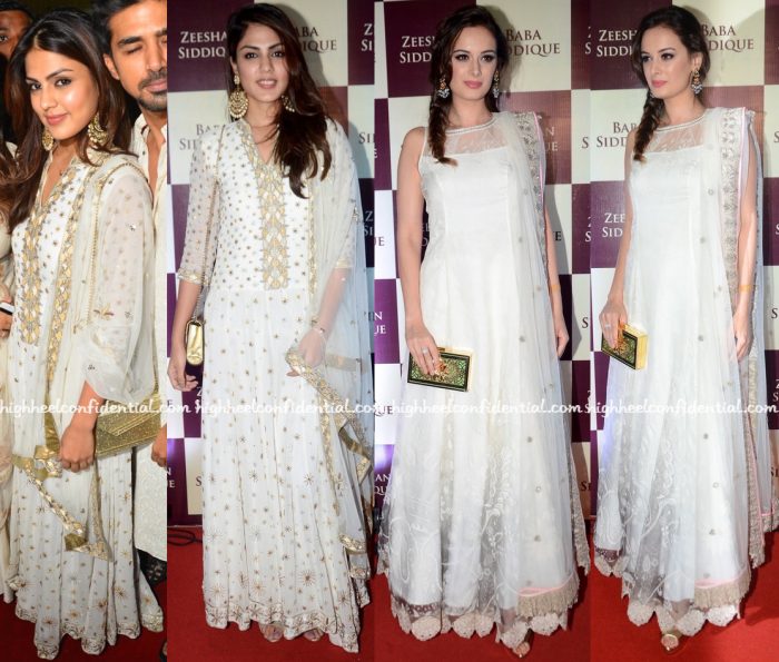 Rhea Chakraborty And Evelyn Sharma At Baba Siddique’s Iftar Party-1