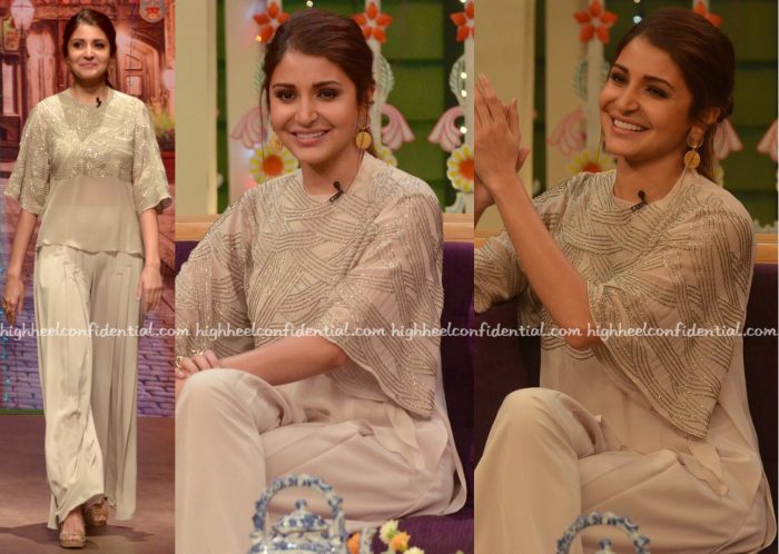 Anushka Sharma Wears Ridhi Mehra To 'The Kapil Sharma Show' Sets For Sultan Promotions-2