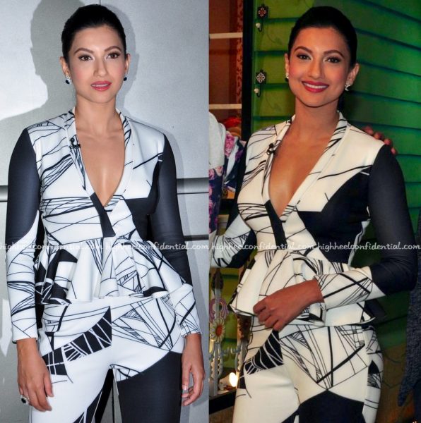 Gauahar Khan In Shivani Awasty On The Kapil Sharma Show Sets-2