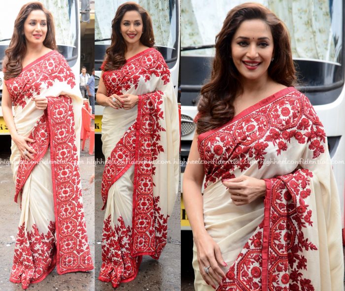 Madhuri Dixit In Manish Malhotra On 'So You Think You Can Dance' Sets-1