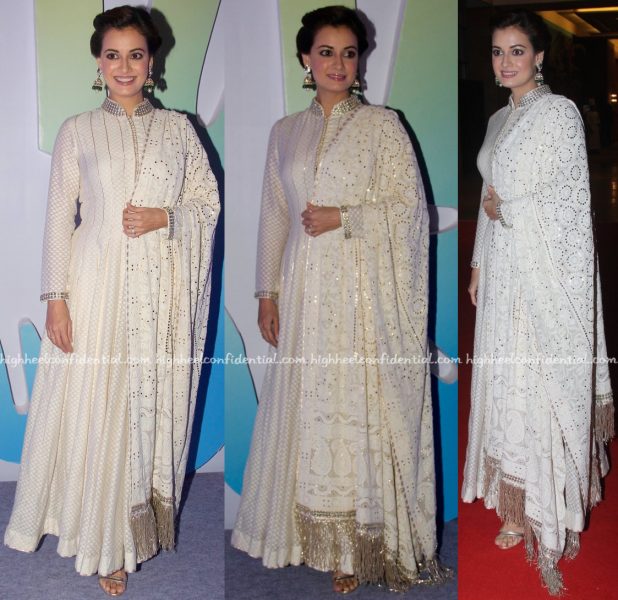 Dia Mirza Wears Diva'ni To Jewellers For Hope 2016 Event-2