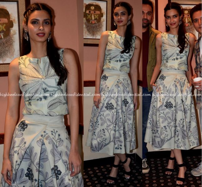 Diana Penty Wears AM-PM by Ankur and Priyanka Modi To 'Happy Bhag Jayegi' Promotions-2