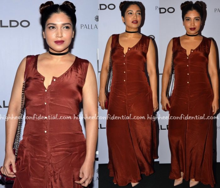 Bhumi Pednekar Wears Cord To Aldo's Fall Collection Preview
