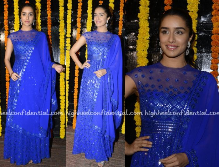 shraddha-kapoor-anita-dongre-ekta-kapoor-diwali-bash