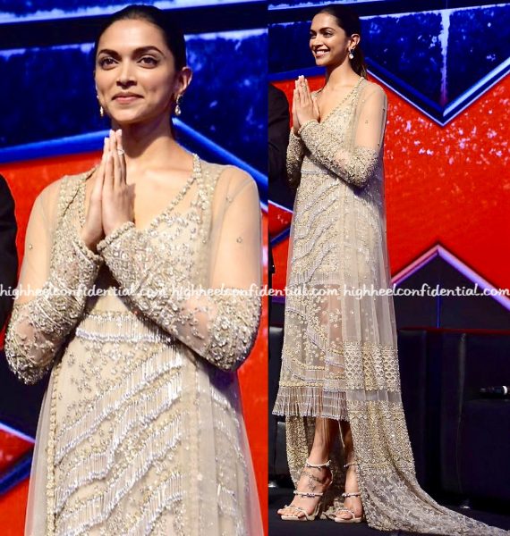 Deepika Padukone Wears Sabyasachi To XXX- Return Of Xander Cage Press Meet-1