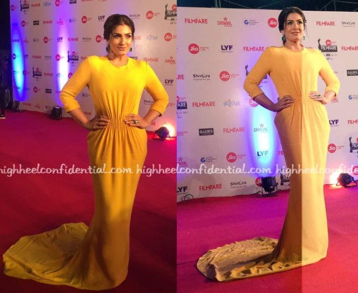 raveena-tandon-stella-mccartney-filmfare-awards-2017