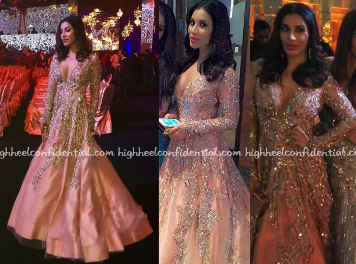 sophie-choudry-manish-malhotra-keshav-veena-sangeet